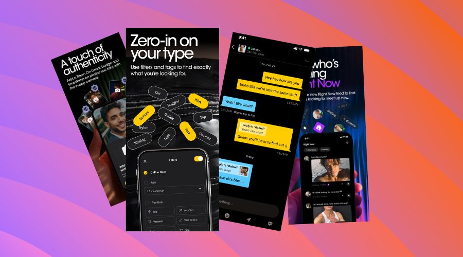 grindr dating app features and user interface