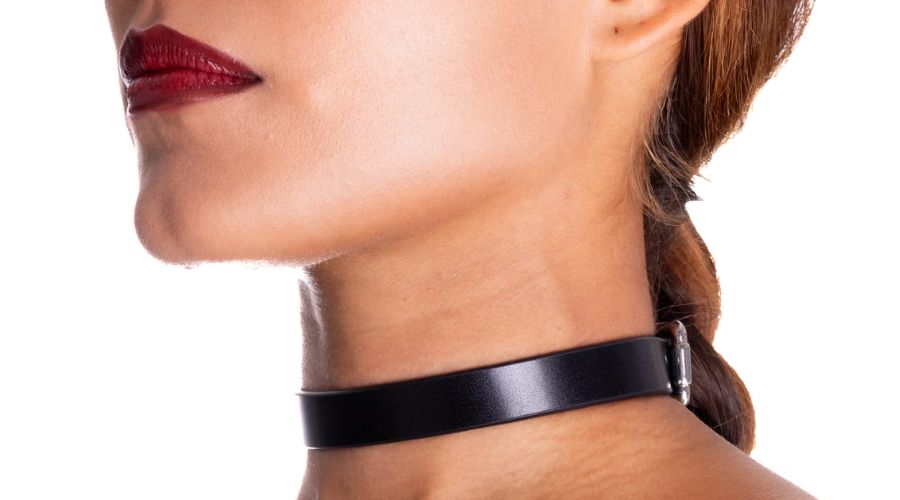 bdsm collar for sensitive skin cora goth